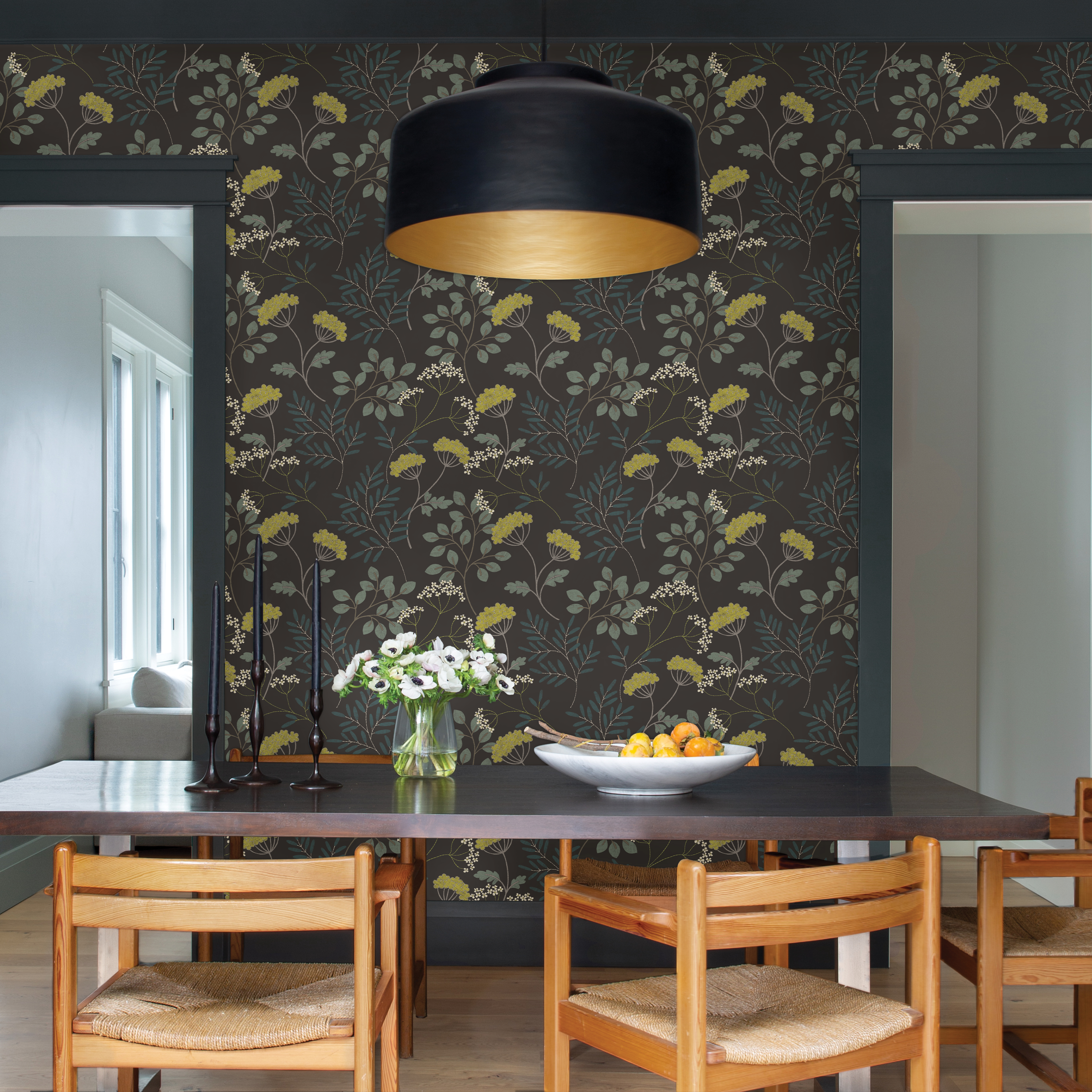 Scott Living Wallpaper Collection Black Sorrel