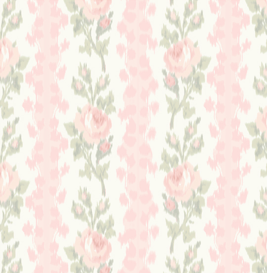 AST4102  LoveShackFancy Everblooming Rosettes Dreamy Sky Cabbage Ros